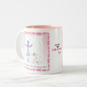 2 Couleurs TASSE de flocons de neige (Devant gauche)