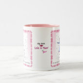 2 Couleurs TASSE de flocons de neige (Centre)