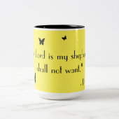 2 Couleurs Tasse de foi Papillon Jaune (Centre)