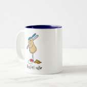 2 Couleurs Tasse de fou de baseball (Devant gauche)