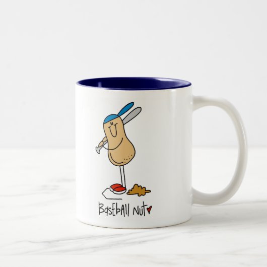 2 Couleurs Tasse de fou de baseball (Droit)