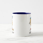 2 Couleurs Tasse de fou de baseball (Centre)