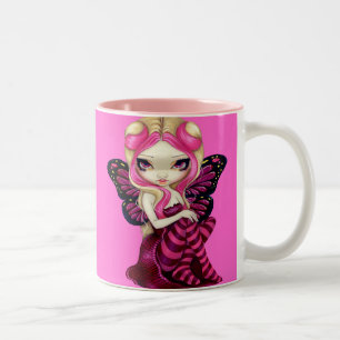 2 Couleurs Tasse "de foudre rose"