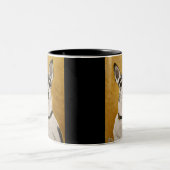 2 Couleurs Tasse de Fox Terrier de jouet (Centre)