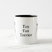 2 Couleurs Tasse de Fox Terrier de jouet (Centre)