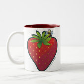 2 Couleurs Tasse de fraise (Gauche)