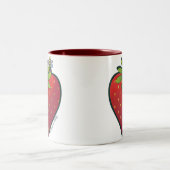 2 Couleurs Tasse de fraise (Centre)
