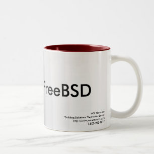 2 Couleurs Tasse de FreeBSD