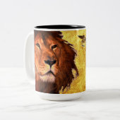 2 Couleurs Tasse de fréquence de lion (Devant gauche)