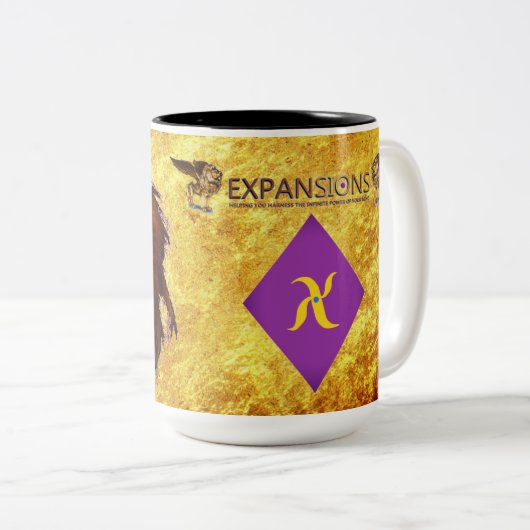 2 Couleurs Tasse de fréquence de lion (Devant droit)