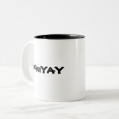 2 Couleurs Tasse de FriYay (Devant gauche)