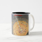 2 Couleurs Tasse de frontière élevée (Devant droit)