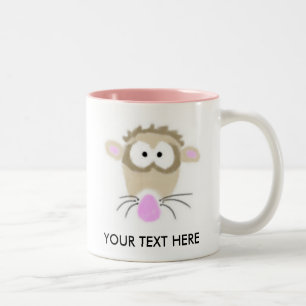 2 Couleurs Tasse de furet de bande dessinée