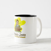 2 Couleurs Tasse de Gamelan Jawa (Devant droit)