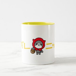 2 Couleurs Tasse de Ganbare Japon - Kitty