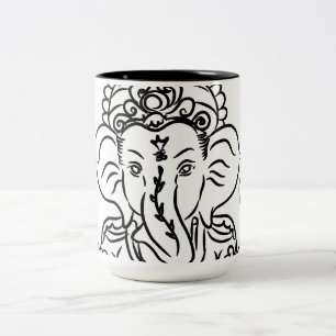 2 Couleurs Tasse de Ganesh