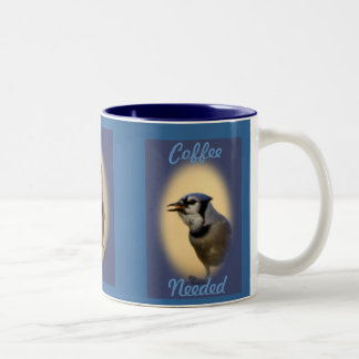 2 Couleurs Tasse de geai bleu
