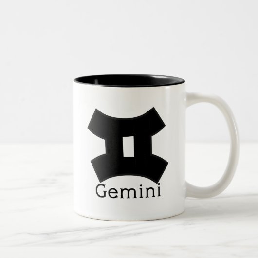 2 Couleurs Tasse de Gémeaux (Droit)