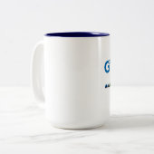 2 Couleurs Tasse de Gênes - logo (Devant gauche)