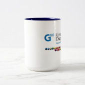 2 Couleurs Tasse de Gênes - logo (Centre)