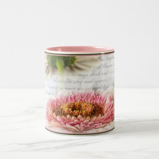 2 Couleurs Tasse de Gerber de fraise (Centre)