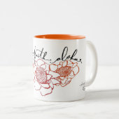 2 Couleurs Tasse de gingembre de torche de foi d'amour Aloha (Devant droit)