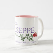 2 Couleurs Tasse de Giuseppe d'équipe (Devant droit)