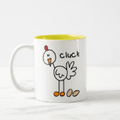 2 Couleurs Tasse de gloussement de poulet (Gauche)