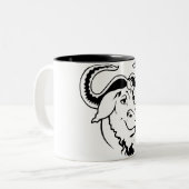 2 Couleurs Tasse de GNOU (Devant gauche)