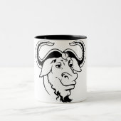 2 Couleurs Tasse de GNOU (Centre)