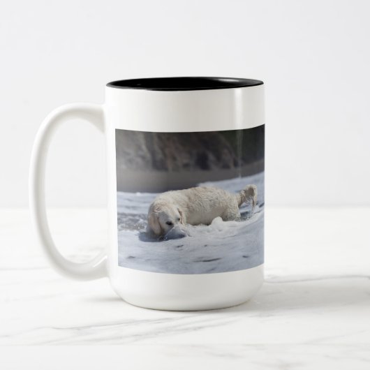 2 Couleurs Tasse de golden retriever (Gauche)