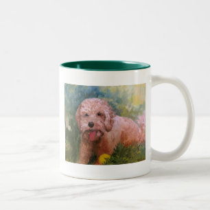 2 Couleurs Tasse de Goldendoodle/Labradoodle