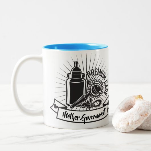 2 Couleurs Tasse de gouvernement de mère (Avec donut)