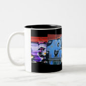 2 Couleurs Tasse de graffiti de PAIX (Gauche)