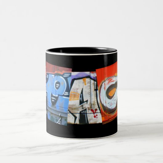 2 Couleurs Tasse de graffiti de PAIX (Centre)