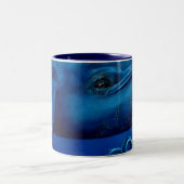 2 Couleurs Tasse de "grande baleine bleue" (Centre)