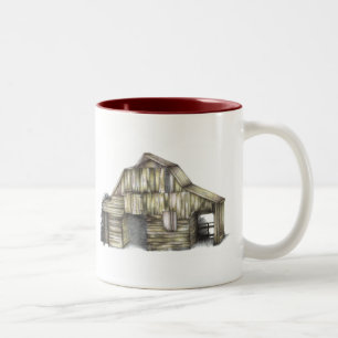 2 Couleurs Tasse de grange