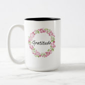 2 Couleurs Tasse de gratitude (Gauche)