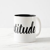 2 Couleurs Tasse de gratitude (Devant droit)