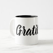 2 Couleurs Tasse de gratitude (Devant gauche)
