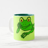 2 Couleurs Tasse de grenouille (Devant gauche)