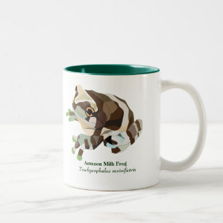 2 Couleurs Tasse de grenouille de lait d'AmphibiaWeb Amazone