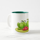 2 Couleurs Tasse de grenouilles de protection de Lilly (Devant gauche)
