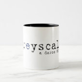 2 Couleurs Tasse de Greysacle Coffe - blanc (Centre)