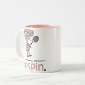2 Couleurs Tasse de Groundies- Topspin (main droite) (Devant gauche)