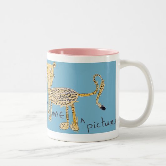 2 Couleurs Tasse de guépard (Droit)