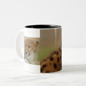 2 Couleurs Tasse de guépard (Devant gauche)