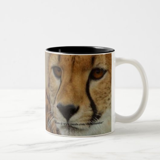 2 Couleurs Tasse de guépard (Droit)