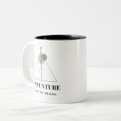 2 Couleurs Tasse de guérison d'art de science d'acupuncture m (Devant gauche)