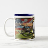 2 Couleurs Tasse de guerre civile de George McClellan (Gauche)